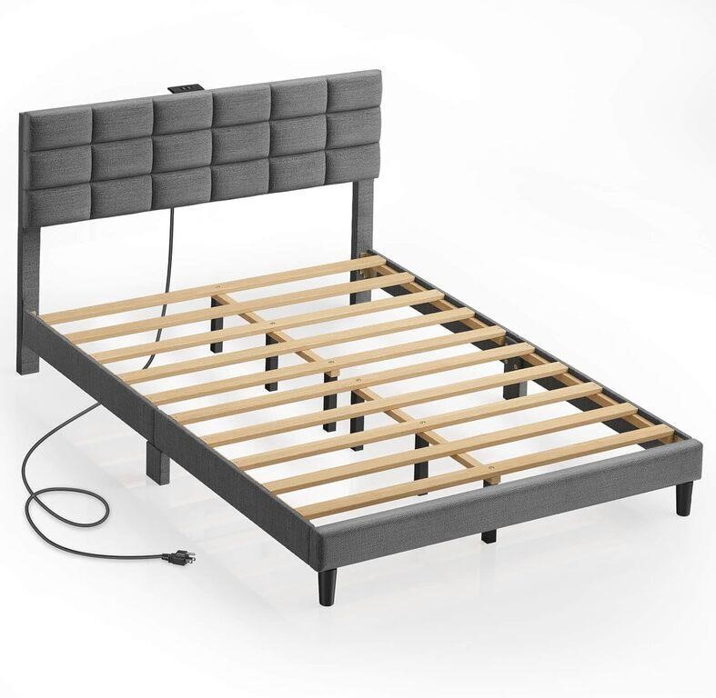 Seventable Full Bed Frame with Storage