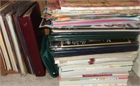 Shelf Lot of Assorted Craft Paper and Materials