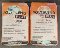 (2) 25LB Bags Polyblend Plus Sanded Grout