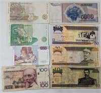 MIXED CURRENCY BANK NOTES