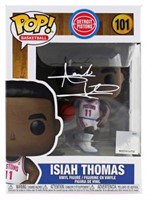 Pistons Isiah Thomas Signed HWC #101 Funko Pop PSA