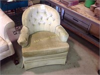 Upholstered armchair. 31"h x 30" x 27"d