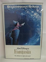 27" x 40" Framed Walt Disney's Fantasia Poster