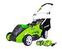 B7687  Greenworks 40V 16 Push Lawn Mower