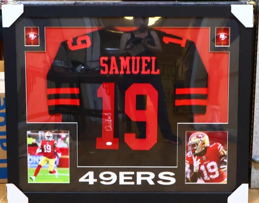 Signed  Debo Samuel SF 49ers framed jersey w/ COA