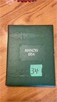 1954 Manois yearbook