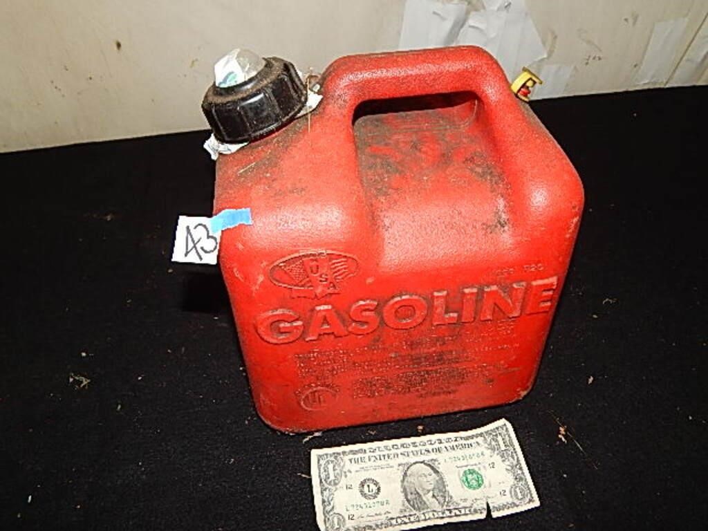 2Gal 12oz Gasoline Can Plastic NO SHIPPING