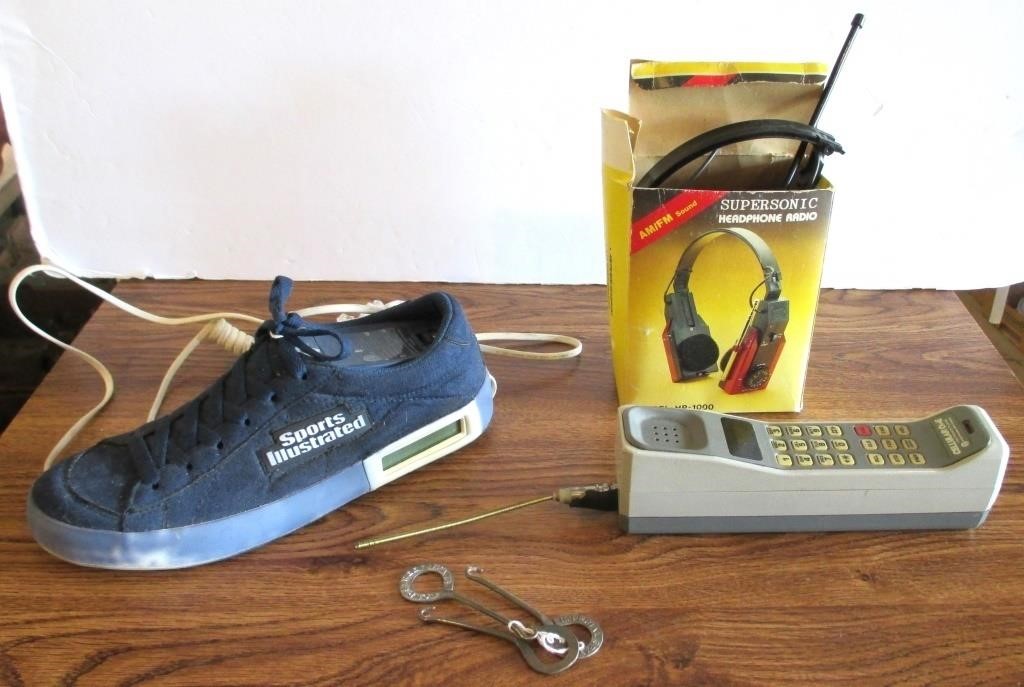 Vintage Tennis Shoe Phone, Car Cell Phone, Misc