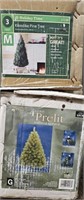 2 Artificial Christmas Trees 1 3' and 1 4.5'