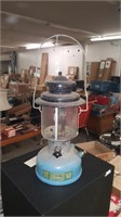 1969 Sears & Roebuck Blue Gas lantern w/ Box