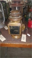 Antique Brass Ford Vehicle lantern No Burner