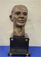 MOUNTED BUST OF MAN