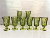 8 Imperial Glass OLD WILLIAMSBURG Verde Green