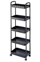 Gagee 5 Tier Rolling Cart with Wheels