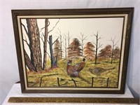 Pheasant Painting by JR Weaver