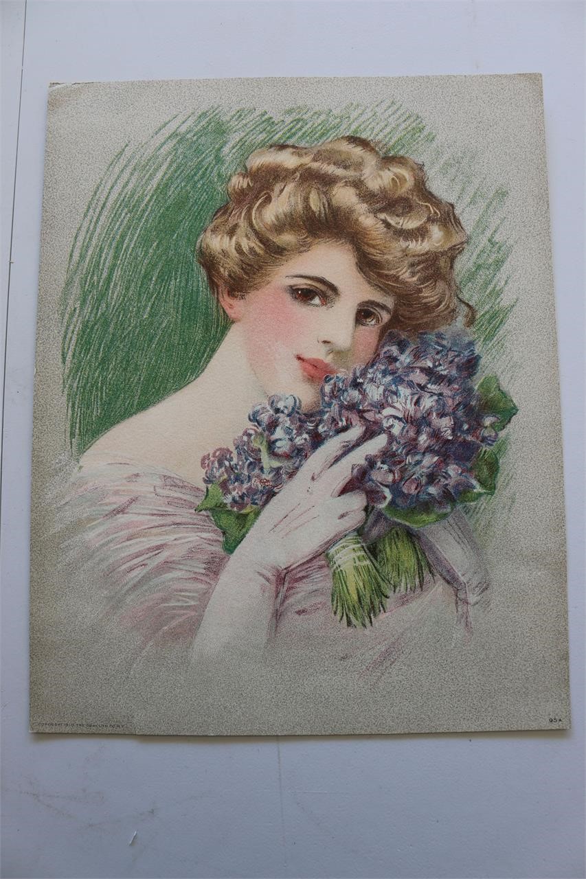 Vintage Lady Print