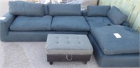 Couch With Ottoman 102x84x18