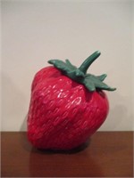 Vintage MCM Strawberry cookie jar