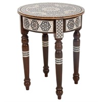 Syrian Mother-of-Pearl Inlaid Side Table