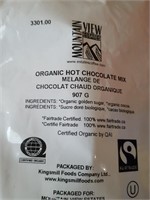 bags organic hot choco mix