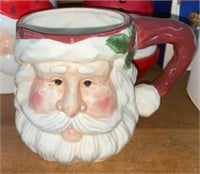 2001 GAC Ceramic Santa Face Mug