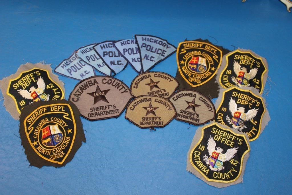 Catawba Co. Sheriffs Dept Hickory Police Patches