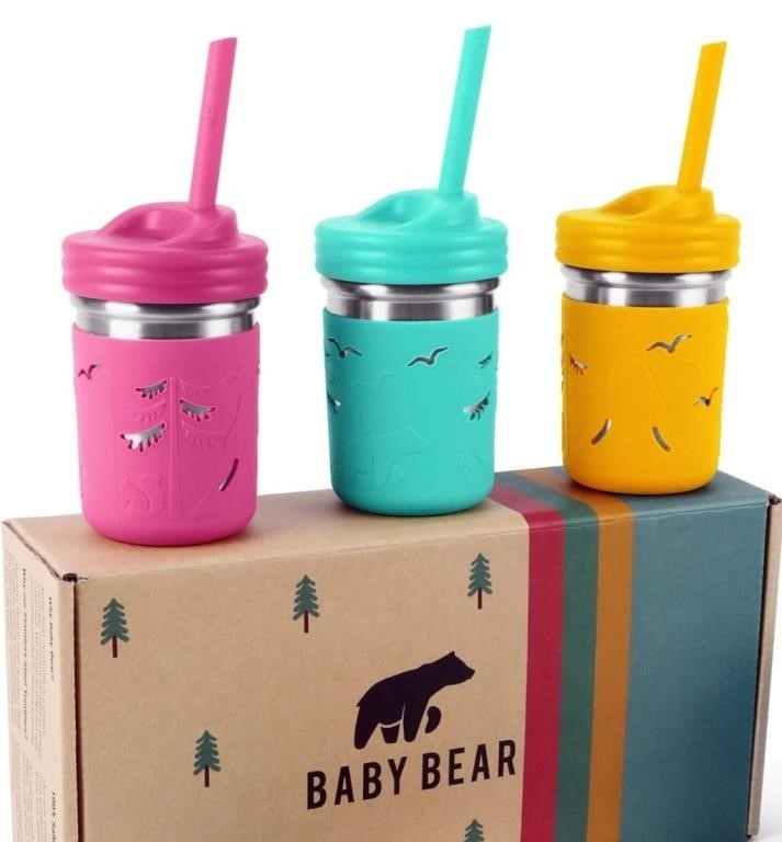 (new)Baby Bear Products Kids Cups - Set of 3,