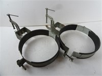 Lot of 2 Bracket Clamps for Gas Containers 9"