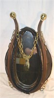 ANTIQUE HORSE COLLAR MIRROR ! -B-3