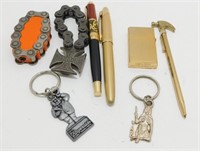 Junk Drawer Lot - Pens, Lighters, Keychains