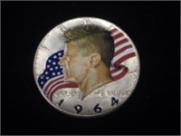 1964 Colorized Kennedy Half Dollar