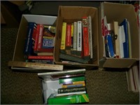 Four Boxes of Books: Dictionaries, Spanish, Italin