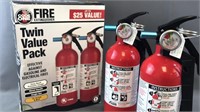 New 2 Pack Code One Fire Extinguishers