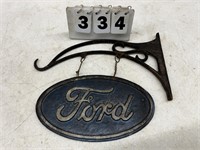 Metal Ford Hanging Sign