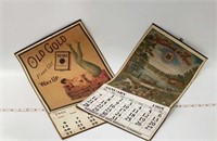 Vintage Calenders 1905 & 1935