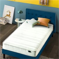 Zinus 6 Foam/Spring Mattress  Twin  White