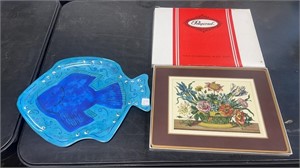 Pimpernal Placemats & Plastic Fish Tray