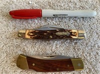 (2X) UNCLE HENRY POCKET KNIVES