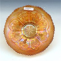 Fenton Marigold Peacock & Grape ICS Bowl