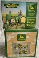 Two Sets of John Deere Salt & Pepper Shakers