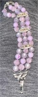 Vintage Coro lavender bracelet