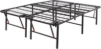 Foldable Metal Bed Frame  18 Queen