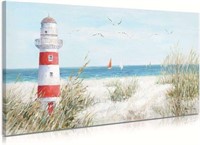 40''X20'' Lighthouse Canvas Wall Art