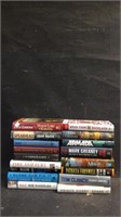 17 Hard Cover Novels Tom Clancy,John Grisham