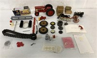 lot of 20+ parts,wheels,bales,tread,decals,seat