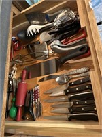 Kitchen Utensils drawer lot