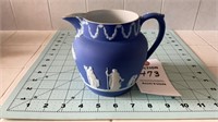 Wedgwood Dark Blue Pitcher, Approximately 5" Tall