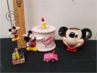 Group of miscellaneous Mickey Mouse memorabilia
