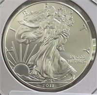 2011 American Eagle Silver GEM BU