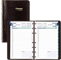 (N) Blueline 2024 MiracleBind Daily Planner, Appoi
